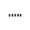 Rugged Ridge Valve Stem Cap Aluminum Black 5 Pack