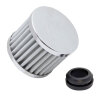 K&N Breather 1in Flg W/1in-1/4in Grmt 3in od X 2-3/8in h