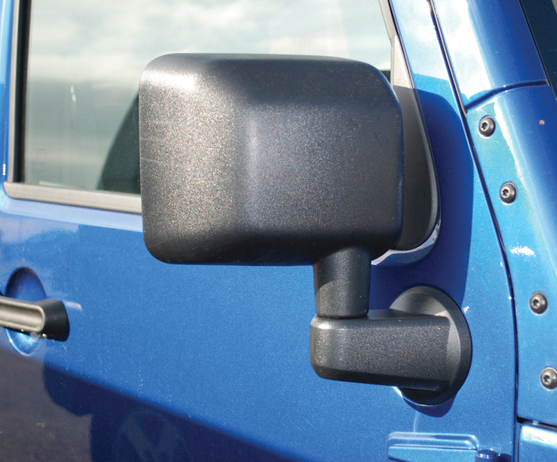 Bestop 07-18 Jeep Wrangler JK Door Mirror Set (Black Abs Composite Not Powered)