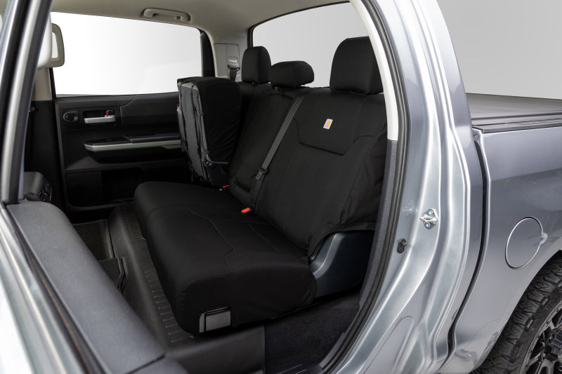 Covercraft 15-18 Ford F150 Carhartt Super Dux PrecisionFit Custom Second Row Seat Covers - Black