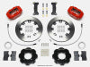 Wilwood Forged Dynalite Front Hat Kit 12.19in Red 2016-Up Mazda MX5 Miata w/ Lines