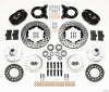 Wilwood Forged Dynalite Front Kit 11.00in Drilled 1965-1969 Mustang Disc & Drum Spindle