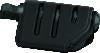 Kuryakyn Trident Dually Peg With Male Adapter Gloss Black