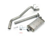 JBA 00-04 Toyota Tacoma (Xtra Cab) 3.4L 409SS Pass Side Single Exit Cat-Back Exhaust