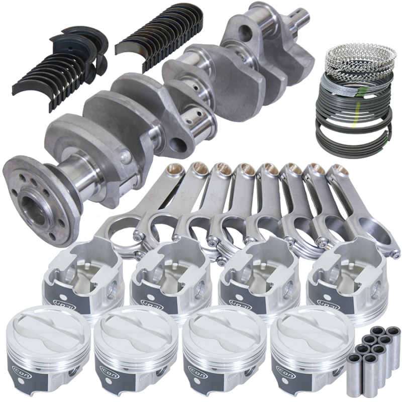 Eagle Chevy 350 3.750in Crank 5.700in H-Beam -18cc 4.030in Pistons Rotating Assembly