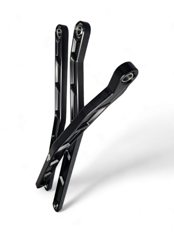 Elektric Offroad 2017+ Can-Am X3 Maverick High Clearance Radius Rods In Black Finish For 72In