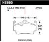 Hawk 05-16 Porsche Boxster / 07-14 Porsche Cayman DTC-70 Race Rear Brake Pads