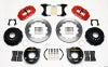 Wilwood Narrow Superlite 4R Rear P-Brk Kit 12.88in Red 58-64 Olds/Pontiac Ends 2.81in Offset
