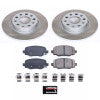 Power Stop 15-22 Jeep Renegade Rear Semi-Coated Rotor Kit