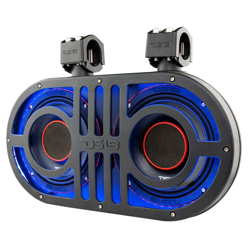DS18 8in Rollcage Soundbar Loaded Built in RGB LED Lights 500 Watts RMS 2x PRO-HY8.4B Included