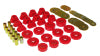 Prothane 67-72 Chevy K10 Blazer Body Mount Kit - Red