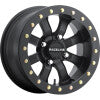 Raceline A71B Mamba 14x10in / 4x137 BP / 5+5 0mm Offset / 110.18mm Bore - Satin Black Beadlock Wheel