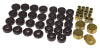 Prothane 65-67 GM Convertible Body Mount Kit - Black