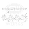Stainless Works Hemi 5.7L Round Port Header 304SS Exhaust Flanges 1-5/8in Primaries