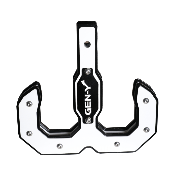 Gen-Y Hulk 2.0 16K Tow Hook 2in Shank - Black/White