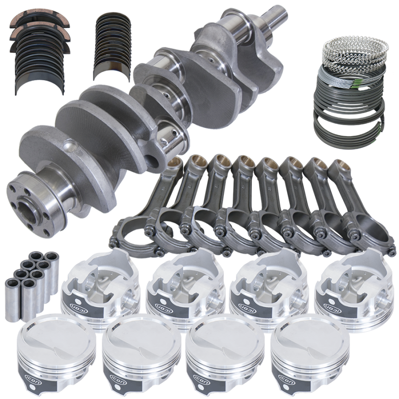 Eagle Ford 351W 4.000in Crank 2.750in Mains 6.200in I-Beam Rods 4.030in Pistons Rotating Assembly