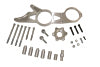 Moroso GM LS (w/Front Drive) Alternator & Vacuum Pump Mount - Moroso Water Pump - 93mm Alternator