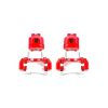Power Stop 99-04 Jeep Grand Cherokee Rear Red Calipers w/Brackets - Pair