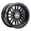 Weld Off-Road Swift 17x9in - 8x165.1 BP - ET-12 - 125.1mm CB - Gloss Black Wheel & Ring