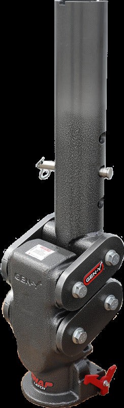 Gen-Y Spartan Torsion-Flex 5in Offset 4in RD Tube Gooseneck 2-5/16in Coupler Standard Height