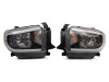 Raxiom 14-21 Toyota Tundra Axial Series Headlights w/ SEQL LED Bar- Black Housing (Clear Lens)