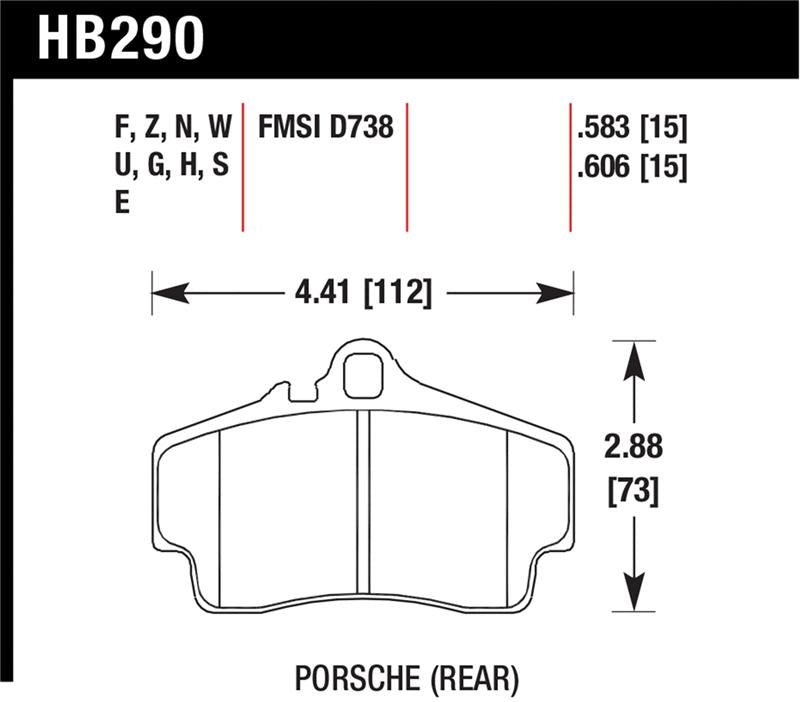 Hawk HP+ Street Brake Pads