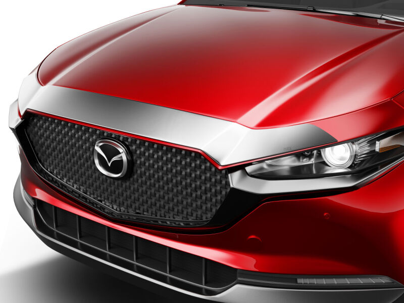 Husky Liners 25-26 MAZDA CX-30 Aeroskin Hood Protector - Chrome