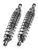 Bitubo WME0 Twinshocks Adjustable: Spring Preload, Rebound, Length 326mm, Chrome Spring