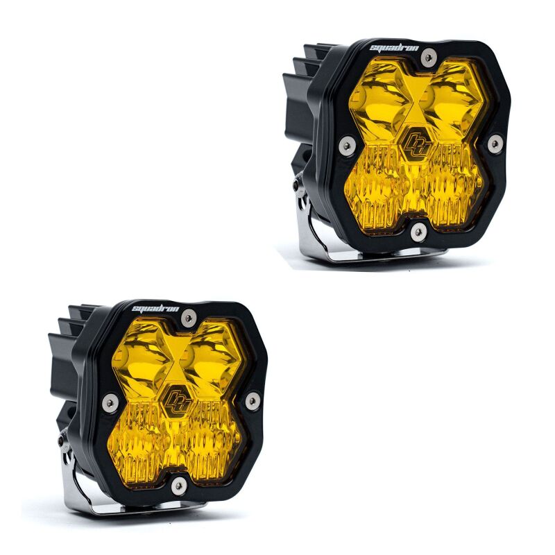Baja Designs Squadron 2.0 Sport (Pair) LED Driving/Combo / No Harness - Baja Amber