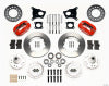 Wilwood Forged Dynalite Front Kit 11.00in Red AMC 71-76 OE Disc w/o Bendix Brakes