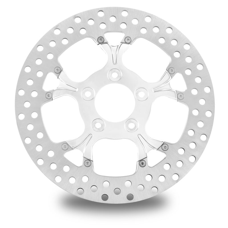 Performance Machine Disc/Carr 11.5 Galaxy Front Left - Chrome