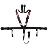 RaceQuip L&L 16.1 5pt 2in Belt PU Lap Black Hardware Black