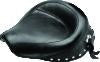 Mustang 58-84 Harley FX/FL Wide Touring Solo Seat w/Studs- Black