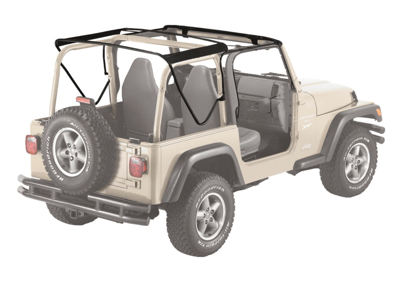Bestop 97-06 Jeep Wrangler TJ Exc Unlimited Bow & Fdodge Rame Hardware Kit (Factory Style Repment)