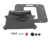 Kentrol 07-09 Jeep Wrangler JK Back Side License Plate Mount with LEDs - Textured Black