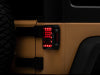 Raxiom 07-18 Jeep Wrangler JK Axial Series LED Tail Lights- Black Housing (Clear Lens)