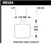 Hawk Aerospace Single Dynalite 12mm Thickness DTC-30 Race Brake Pads