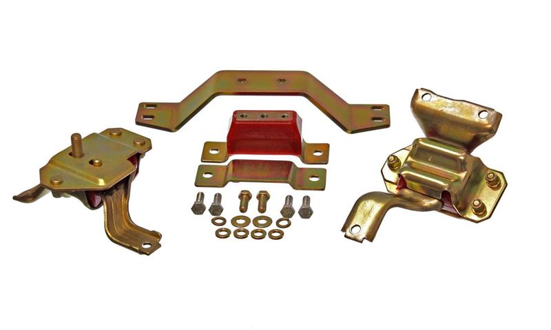 Energy Suspension 99-04 Ford Mustang 4.6L V8 Red Motor & Transmission Mount Set