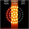 Letric Lighting Bullet Style Switchbacks Red/Amber