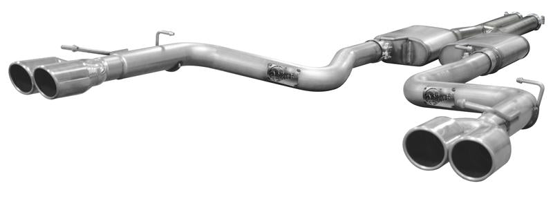 aFe MACHForce XP Exhausts Cat-Back SS-409 EXH CB GM Trucks 1500 09-12 V8 (blk tip)