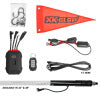 XK Glow 2x 48  XKmax RGBW Advanced App Control LED Whip Light Kit for 4x4 Offroad UTV ATV