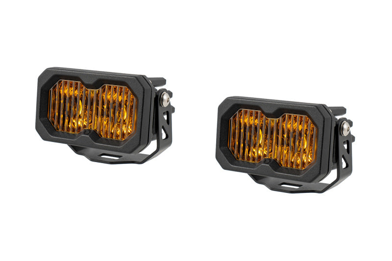 Diode Dynamics C2 2.0 Sport Yellow SAE Fog/Wide Standard ABL (pair)