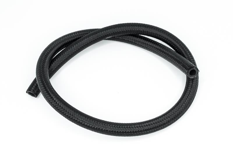 DeatschWerks 8AN Black Nylon Braided CPE Hose 3 Feet