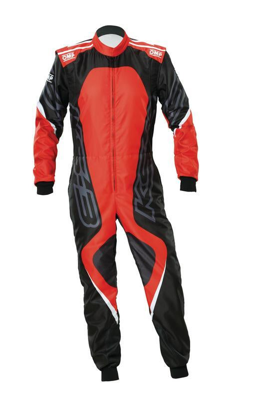 OMP KS-3X ART OVERALL FIA 8877-2022 (KIDS) BLACK / RED SZ 150