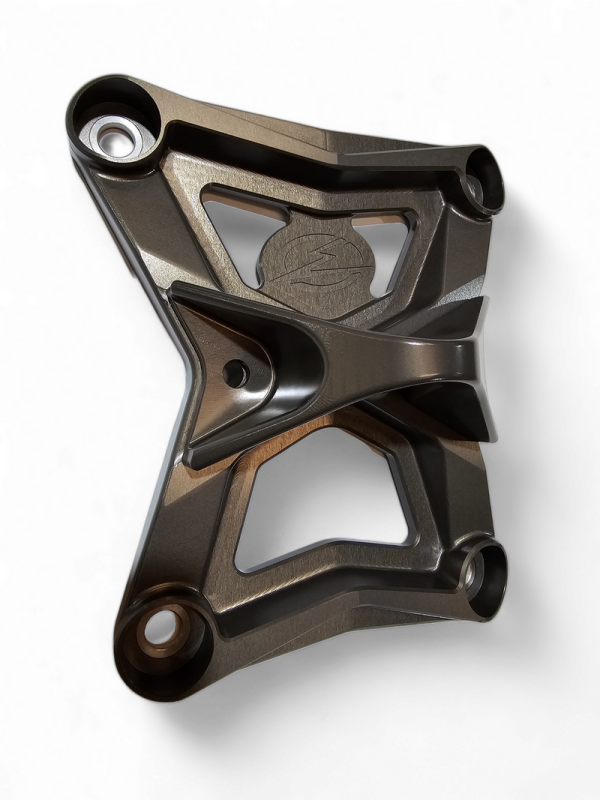 Elektric Offroad 2020-2024 Polaris Rzr Pro Xp Radius Rod Plate With Tow Hook Gunmetal