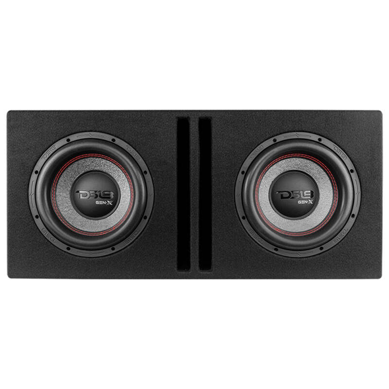 DS18 Dual 10in Loaded 800 Watts RMS 2x GEN-X104D Ported Enclosure Speakers Included