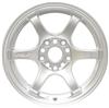 Gram Lights 57DR 15x8.0 +28 4x100 Sunlight Silver Wheel