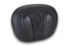 Mustang Deluxe Diamond Touring Sissy Bar Pad Black w/Black Thread