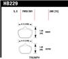 Hawk70-73 Triumph Stag Blue 9012 Race Front Brake Pads