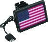 Kuryakyn Freedom Flag LED Hitch Cover Black